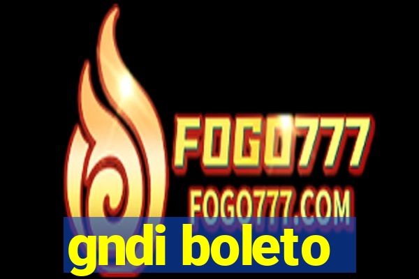 gndi boleto